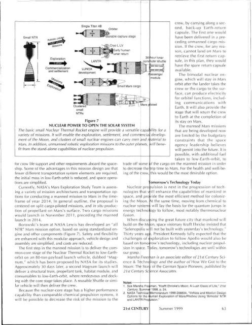 Back to the Moon with Nuclear Rockets