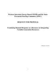 Request for Proposal (RFP) - Western Governors' Association