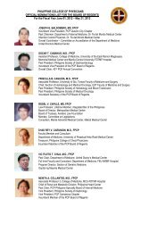 official nominations list for the board of regents - Philippine College ...