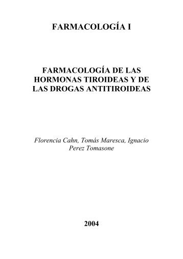 Apunte Farmacología de la Glandula Tiroides - FarmacoMedia