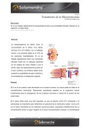 Tratamiento de la Hiperpotasemia - Salamandra