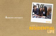 GUIDE TO - Campus Life - Adelphi University