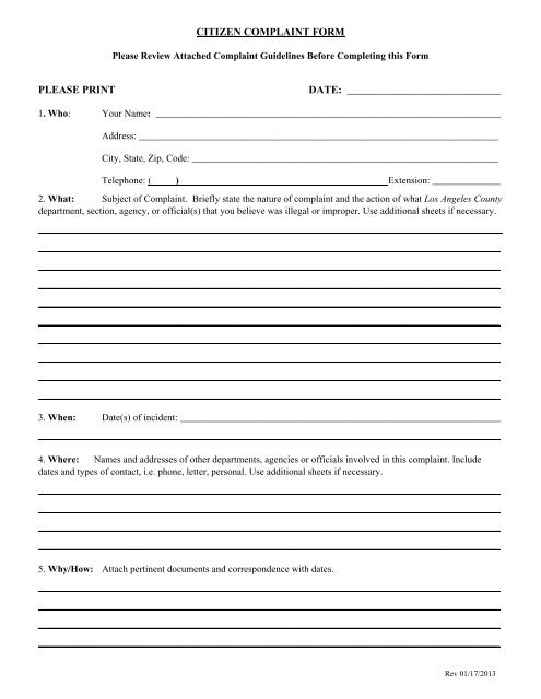 Grand Jury Complaint Form - Superior Court of California - County of ...