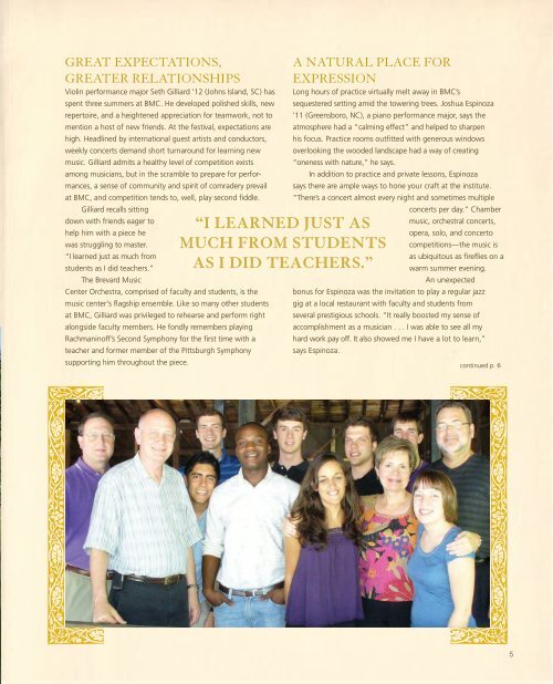 A publication of the Furman University Music Department