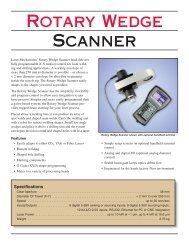 Rotary Wedge Scanner - Laser Mechanisms, Inc.