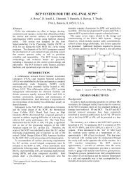 bcp system for the anl-fnal scspf