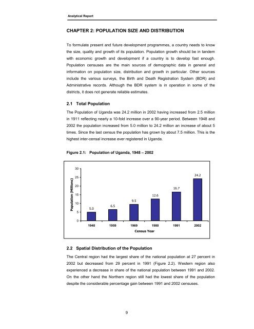 Census Analytical Report - Uganda Bureau of Statistics