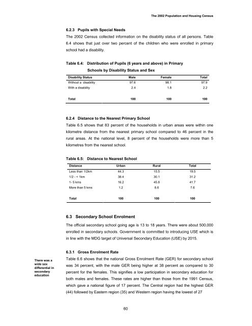 Census Analytical Report - Uganda Bureau of Statistics