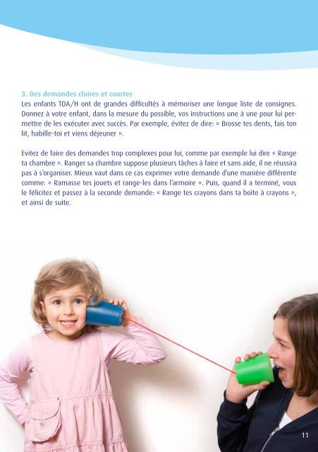 Brochure: TDA/H chez l'enfant - TDA/H Belgique