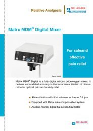 Matrx MDM Digital Mixer - Air Liquide Healthcare Australia