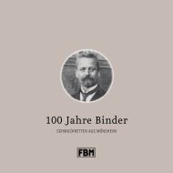 Download Buch 100 Jahre Binder - Binder FBM