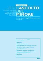 Linee Guida per l'ascolto del Minore - Portale dell'infanzia e dell ...