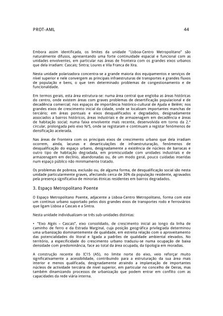 PROT-AML Plano Regional de Ordenamento do ... - CCDR-LVT