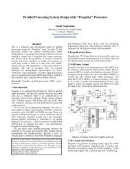 Parallel Processing System Design with 