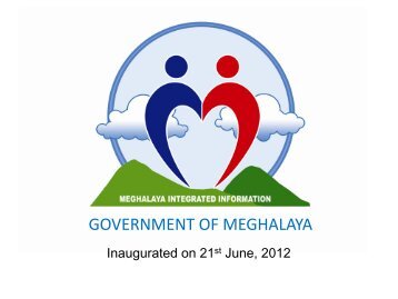 Meghalaya Integrated Information - eGovReach