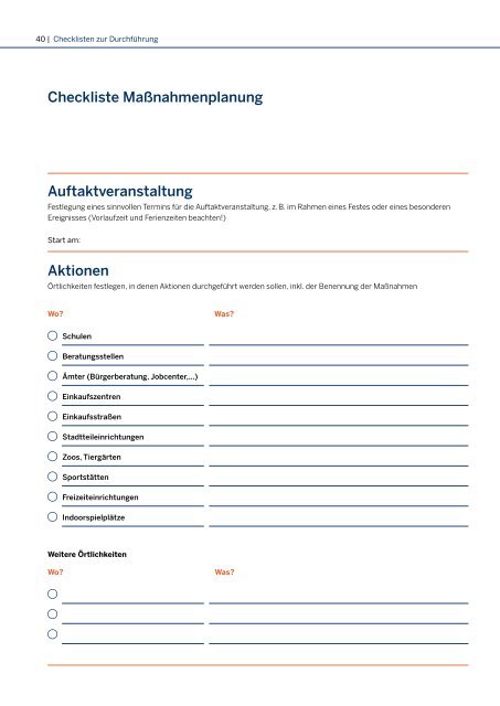 Dokumentation und Arbeitshilfe Kommunale Maßnahmen zur ...