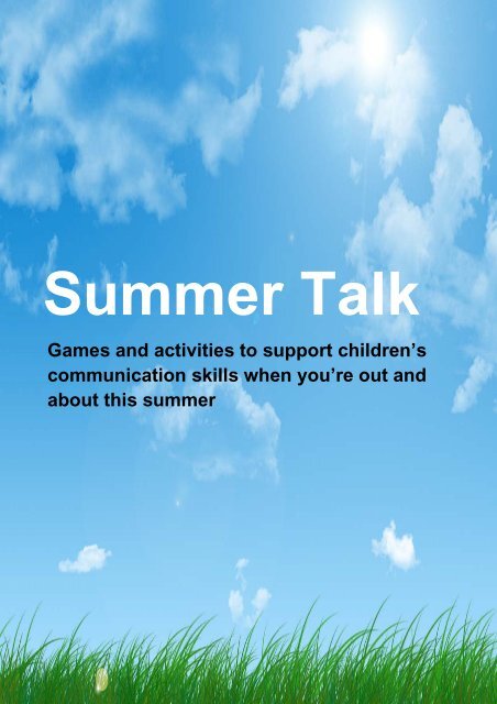 Summer Talk - The Communication Trust