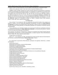 NORMA Oficial Mexicana NOM-017-SSA2-1994, Para la vigilancia ...
