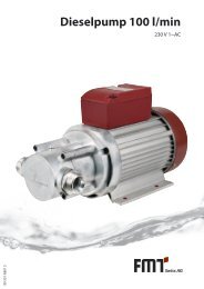 Diesel Pump 60 l/min - FMT Swiss AG