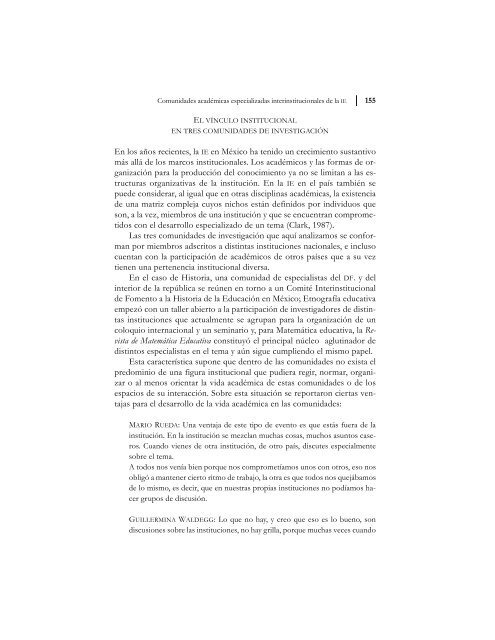 Texto completo - Consejo Mexicano de InvestigaciÃ³n Educativa, AC