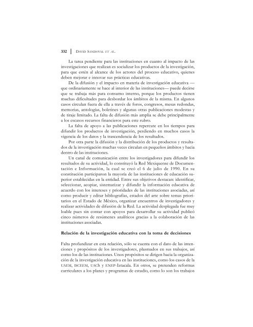 Texto completo - Consejo Mexicano de InvestigaciÃ³n Educativa, AC