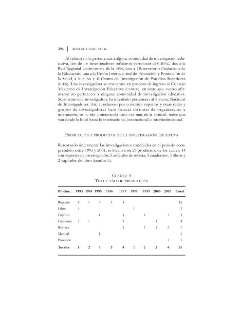 Texto completo - Consejo Mexicano de InvestigaciÃ³n Educativa, AC