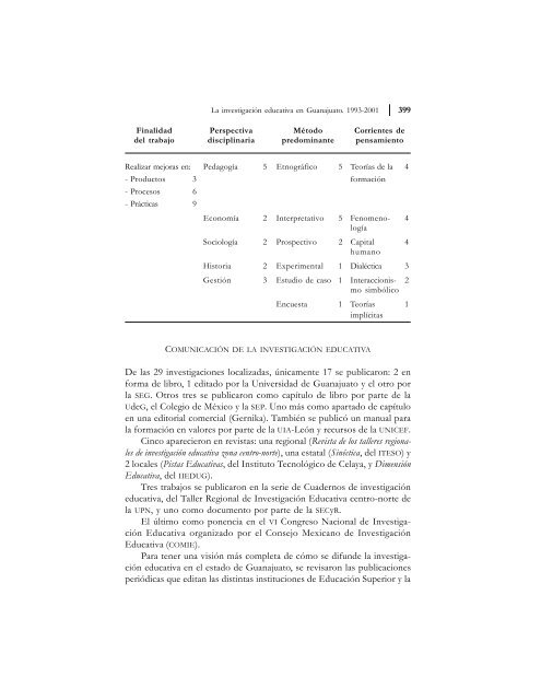 Texto completo - Consejo Mexicano de InvestigaciÃ³n Educativa, AC