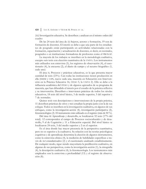 Texto completo - Consejo Mexicano de InvestigaciÃ³n Educativa, AC