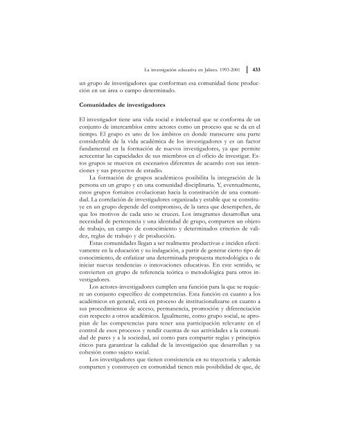 Texto completo - Consejo Mexicano de InvestigaciÃ³n Educativa, AC