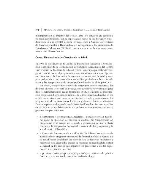 Texto completo - Consejo Mexicano de InvestigaciÃ³n Educativa, AC