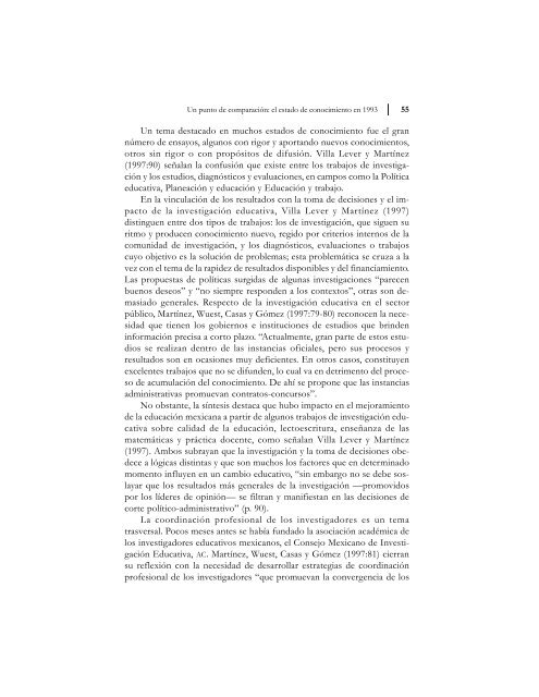 Texto completo - Consejo Mexicano de InvestigaciÃ³n Educativa, AC