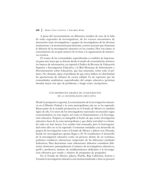 Texto completo - Consejo Mexicano de InvestigaciÃ³n Educativa, AC