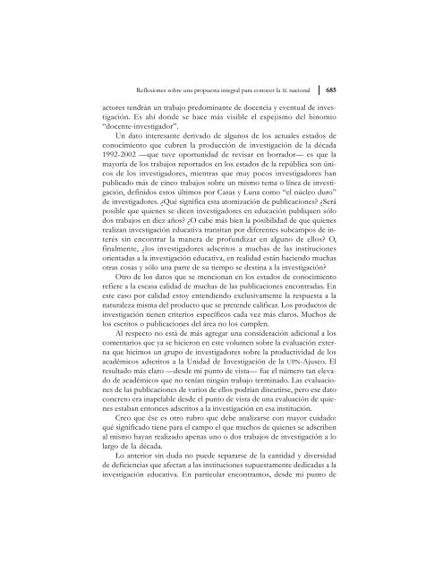 Texto completo - Consejo Mexicano de InvestigaciÃ³n Educativa, AC