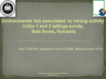 Mining risk Baia Borsa, tailings dam Colbu 1 and 2