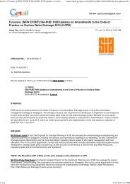 SIA-PUB: PUB Updates on Amendments to the Code of Practice on ...