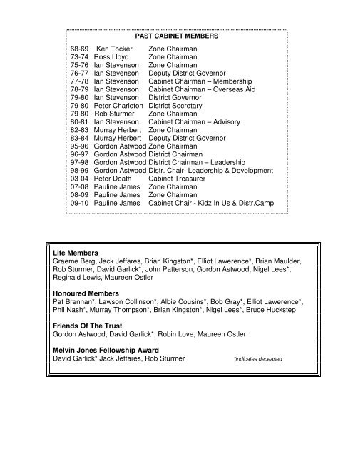 July 2013 Bulletin - Lions Clubs New Zealand