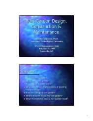 Rain Garden Design, Construction & Maintenance - Lawrence ...