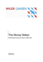 Booklet Money Maker - Wilde Ganzen