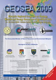 geosea 2009 - Department Of Geology