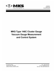 MKS Type 146C Vacuum Gauge Measurement and Control System ...