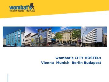 Presentation Investor Relations - Wombats Hostels!