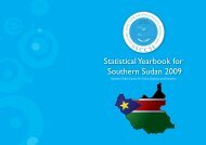 Statistical Yearbook for Southern Sudan (2009) - Government of ...