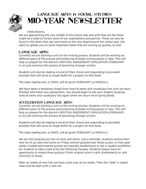 mid-year parent letter