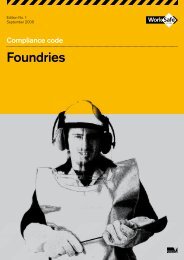 Foundries - Compliance Code (PDF 1627kb) - WorkSafe Victoria