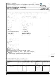 SigmaLine 855 Repair Hardener Material Safety Data Sheet - Promain