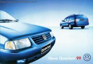 Santana Quantum 1999 - VW Passat