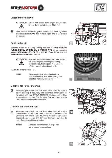 4 cylinders + 6 cylinders 4 cylinders + 6 cylinders - Steyr Motors