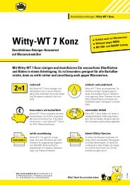 Witty-WT 7 Konz - Witty Chemie GmbH & Co. KG