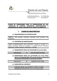 PLIEGO LIMPIEZA Arrecife - Plataforma de Contratación del Estado