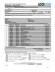 Series 2 2012 Private Candidate Entry Form Closing Date : 16 ...